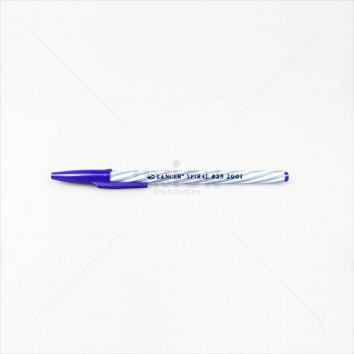 LANCER ปากกาลูกลื่น ปลอก 0.5 SPIRAL825-2001 <1/50> สีน้ำเงิน